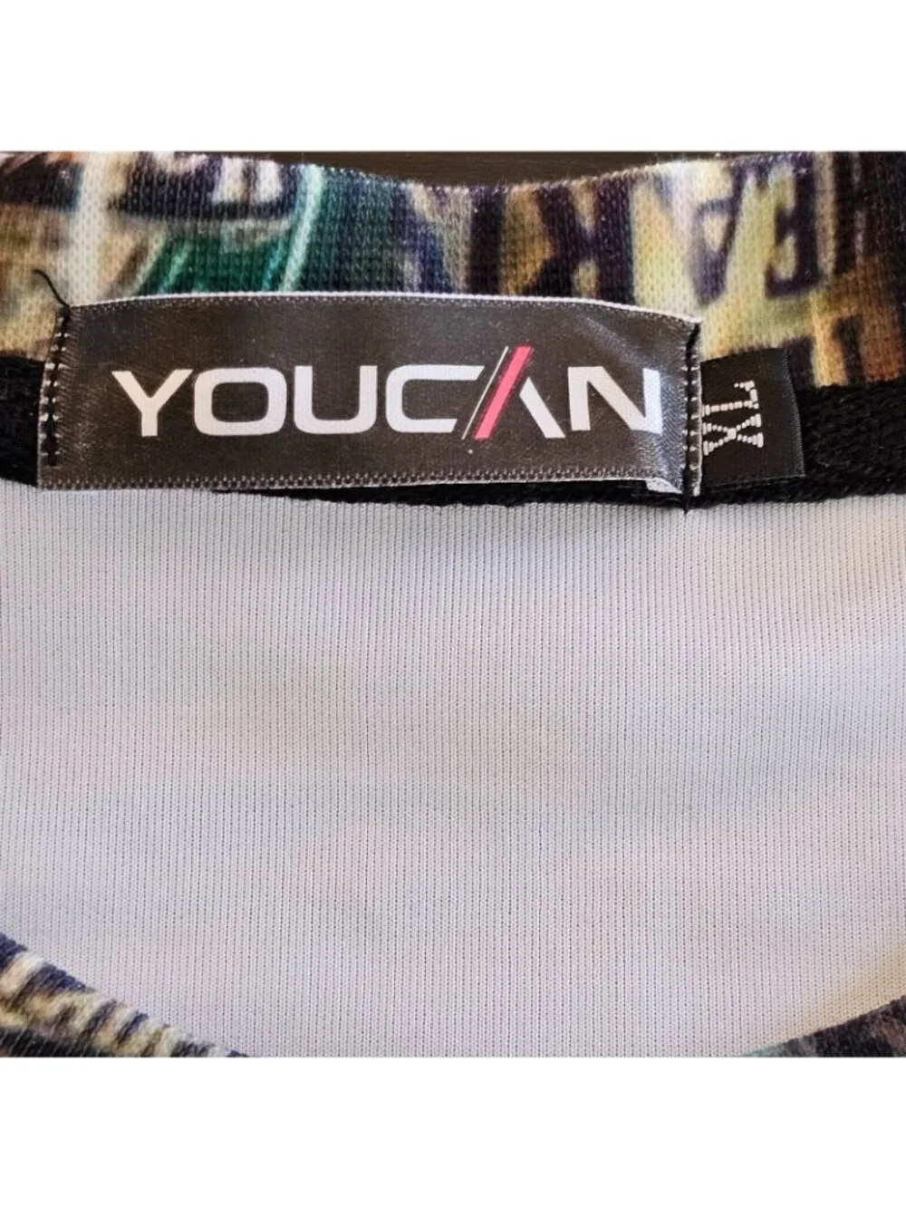 YOUCAN Sweatshirt Mens M Beer Can All Over Print Crew Neck Long Sleeve - Picture 5 of 8